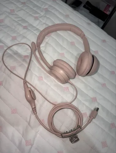 Headset Logitech rosa
