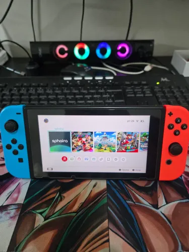 Nintendo switch dês.bloke.ado 256 gb