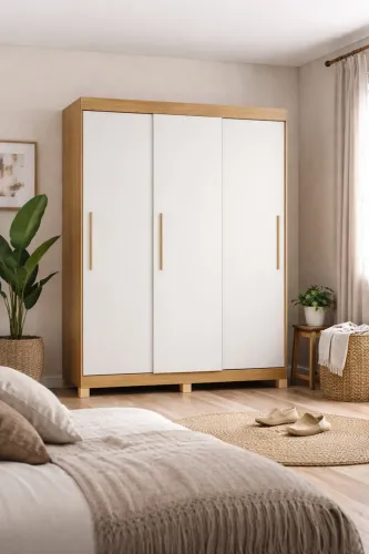 Roupeiro Casal 1,85m Serena 100%MDF t86