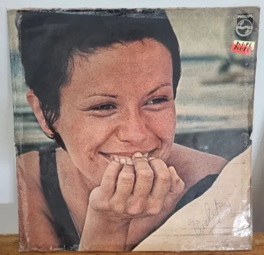 Autógrafo Elis Regina 1970 disco de vinil