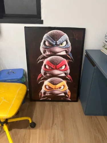 Quadro tartarugas ninja