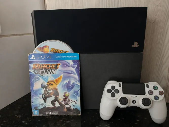 PlayStation 4 + controle + jogo