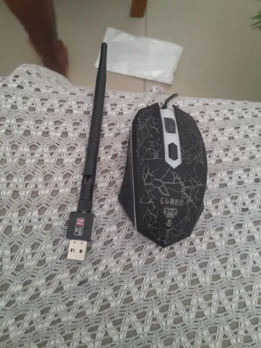 Mouse e antena para internt