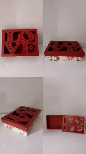 Caixa de MDF decorado 