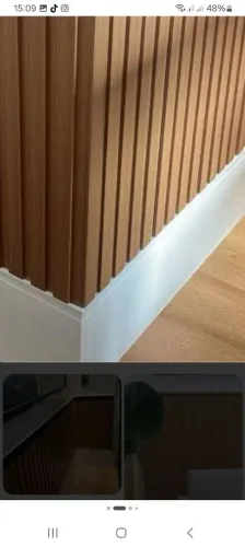 Vendo ripados para paredes com rodapés
