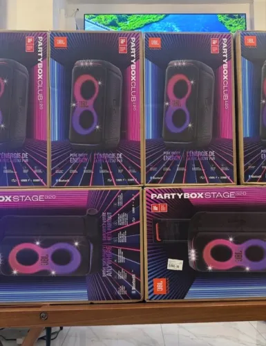 JBL Party Box Stage 320 Lacradas Originais Nota Loja Física Pronta Entrega