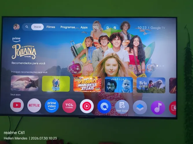 Vende se essa linda TV 55 polegadas pouco tempo de uso