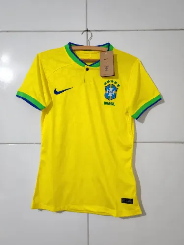 PROMOÇÃO DE BLACK FRIDAY - Camisa Brasil 2022 Torcedor/Fã - Feminina
