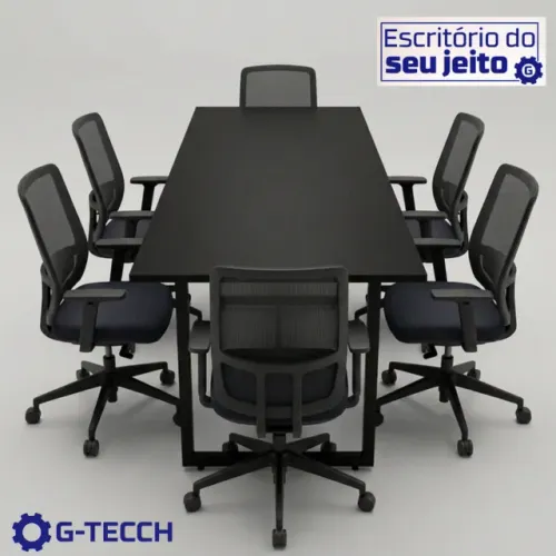 Mesa Industrial para Reunião NOVA 2m x 80cm Multiuso para Janta Birô de Escritório Birô