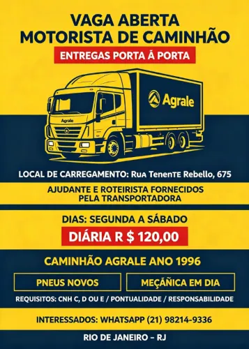 MOTORISTA CATEGORIA D