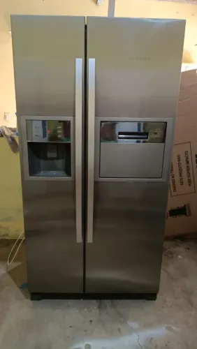 Geladeira Eletrolux side By side inox