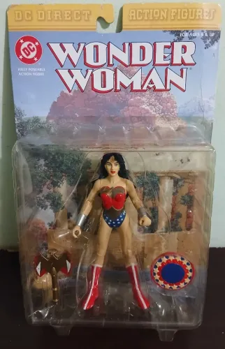 FIGURA BONECO MULHER MARAVILHA DC DIRECT NOVA E LACRADA
