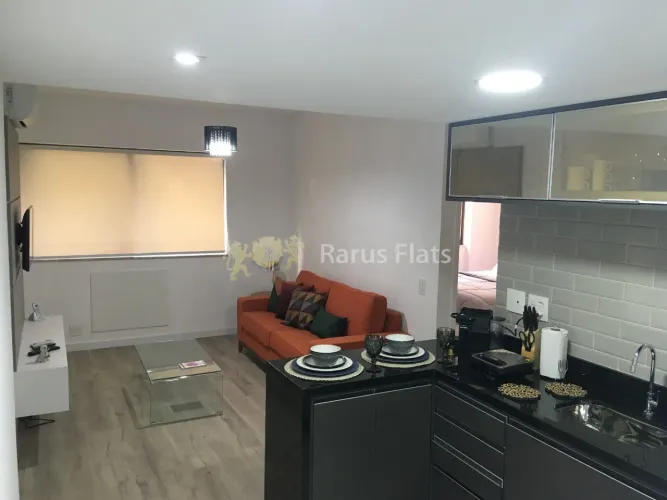 Flat para locação nos Jardins - Edifício La Residence Paulista - Cód. QVQ17924