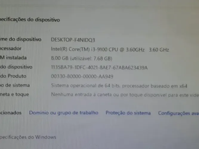 Cpu i3 9 Geração