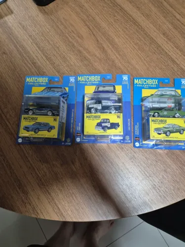3 Matchbox Collectors (série comemorativa de 70 anos