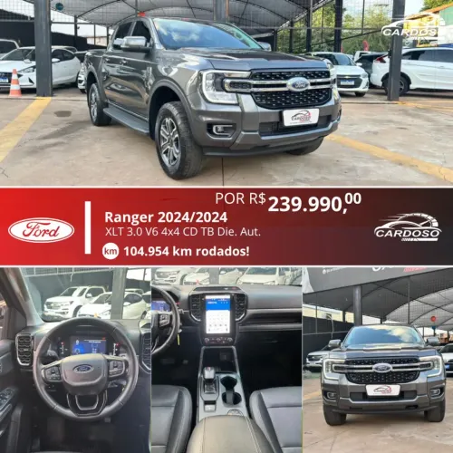 Ford Ranger XLT 3.0 V6 4X4 CD TB Die. Aut. 2024