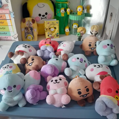 Chaveiros pelúcia bt21 1 por R$30,00 2 por R$50,00