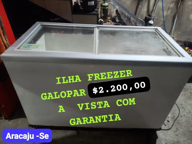 FREEZER ILHA GELOPAR 