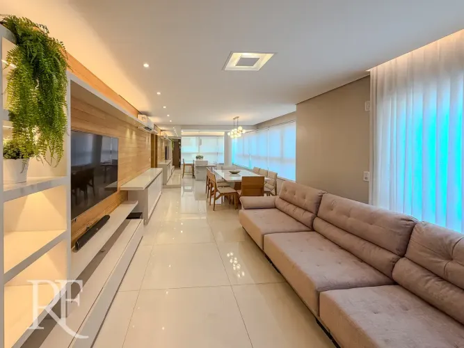 Apartamento mobiliado de luxo no St Bueno com 180 metros 3 suites + office