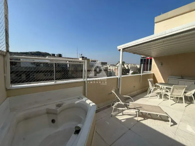 2 quartos sendo 2 suites, lavabo, varanda, hidromassagem, reformado, portaria 24H