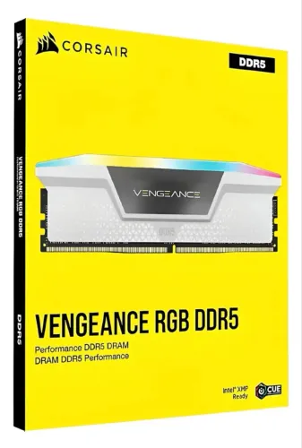 Memória RAM para PC Gamer (2x16GB) 32GB DDR5 6400mhz Cl36 Corsair Vengeance RGB CMH32GX5M2