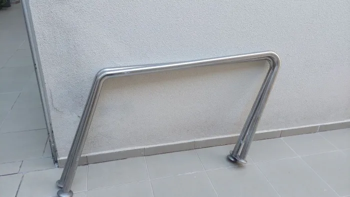 Par de Corrimão aço inox par escada