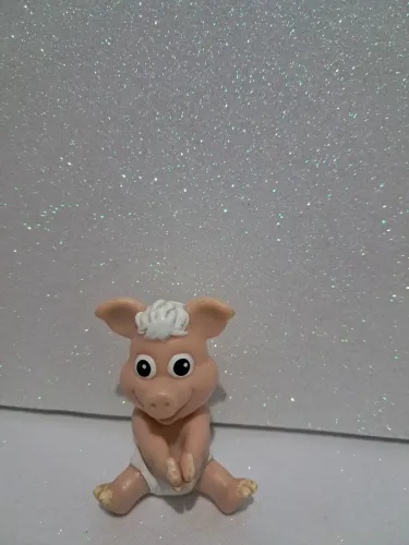 Miniatura Colecionável Agarradinho Porquinho Astolfo Cocoricó 