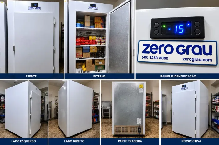 Freezer Vertical Industrial Zero Grau 1.100 Litros 220V - R$ 4.000