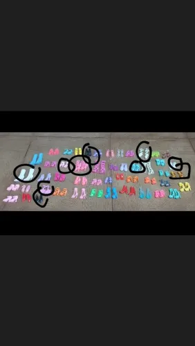 Lote de 10 sapatinhos de barbie - reservado