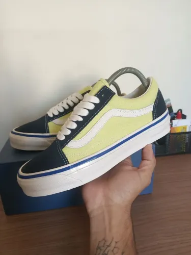 Vans old skool vlt lx nianeties navy lime