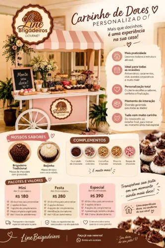 Carrinho de brigadeiros