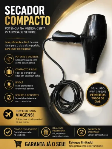 Secador de cabelo Taiff
