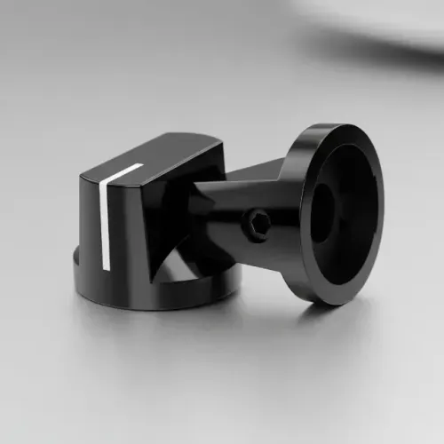 Knobs Vintage KN 19 Preto - 02 Peças