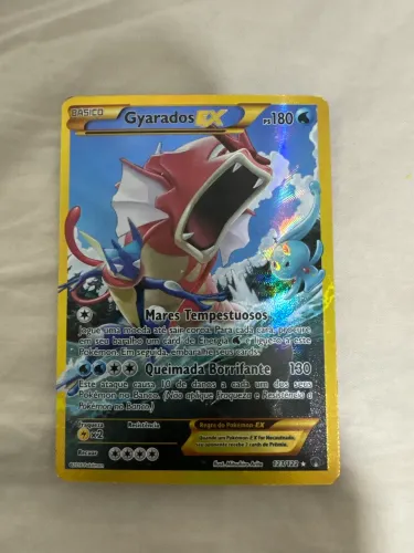 Carta de Pokémon Gyarados Ex shiny