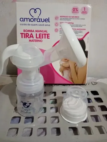 Bomba manual de tirar leite
