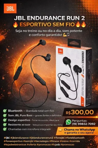 Fone bluetooth jbl sport