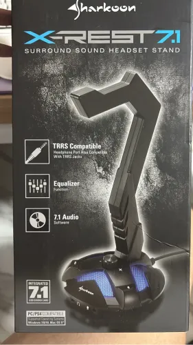 Suporte de Headset com Placa de Som