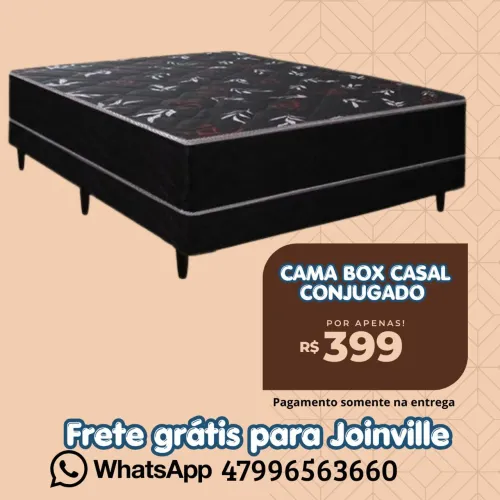 Cama box conjugado novo