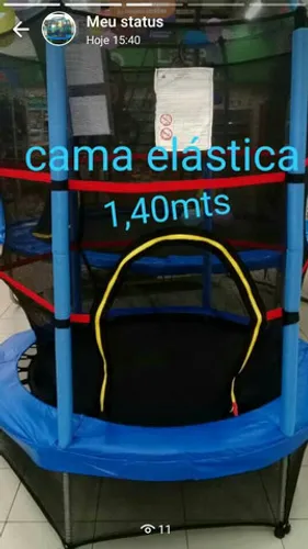 Trampolim cama elástica pula pula
