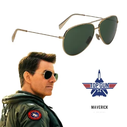 Óculos RB Modelo Aviador Top Gun Maverick Uv400