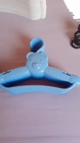 Cabide infantil ursinho azul