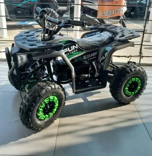 MINI QUADRICICLO E-FHASH 100% ELÉTRICO FUN MOTORS Pronta entrega