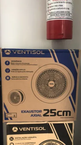 Exaustor Axial Ventisol 25cm - Novo