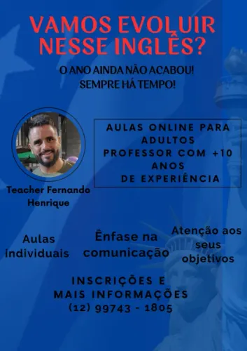 Aulas Online de Inglês (adultos)