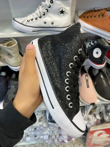 All star botinha de brilho 