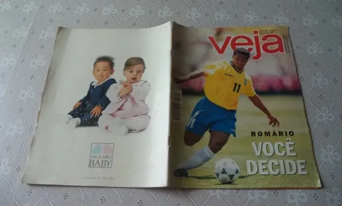 Revista Veja 20 Julho 1994. Capa Romário Você Decide. Para Colecionadores.