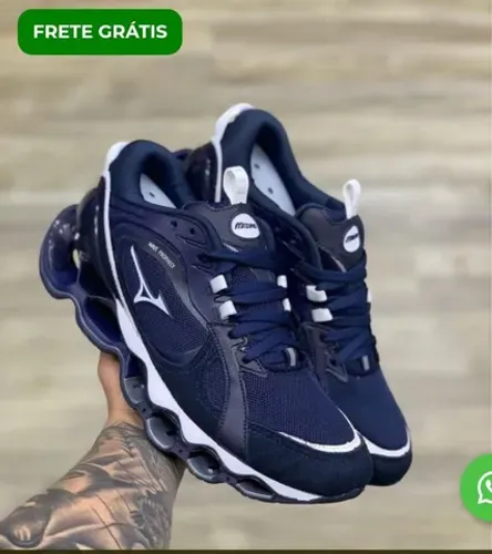 Mizuno pro beta 2 azul /branco 