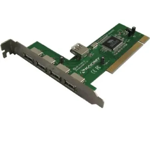 Placa pci usb hub kaiomy - com 5 USB sendo uma 2.0