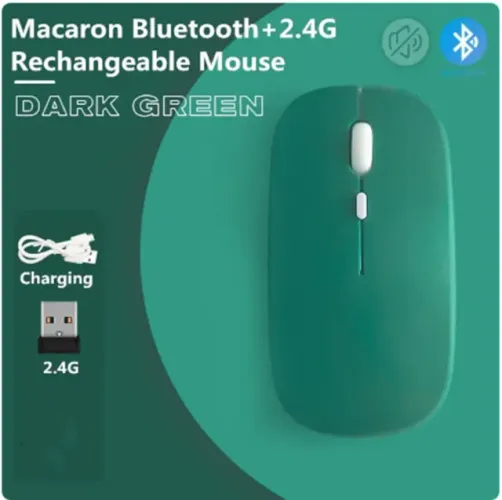 Produto Novo Mouse sem fio Bluetooth 2.4G Recarregável USB Original