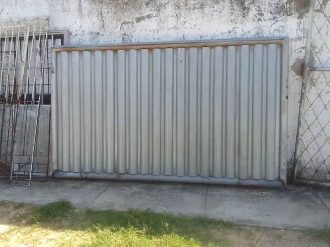 Portão Galvanizado Completo